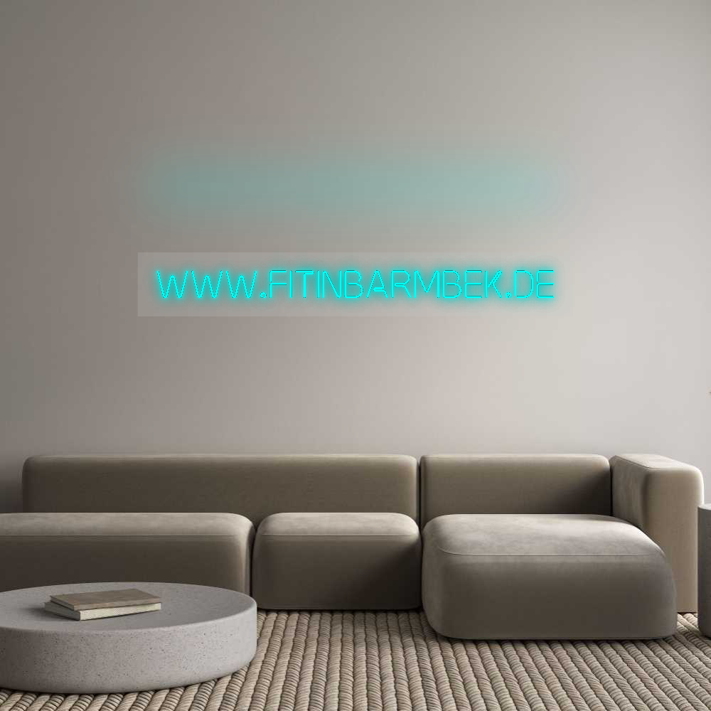 Personalisiertes Neonschild: www.fitinbarm...