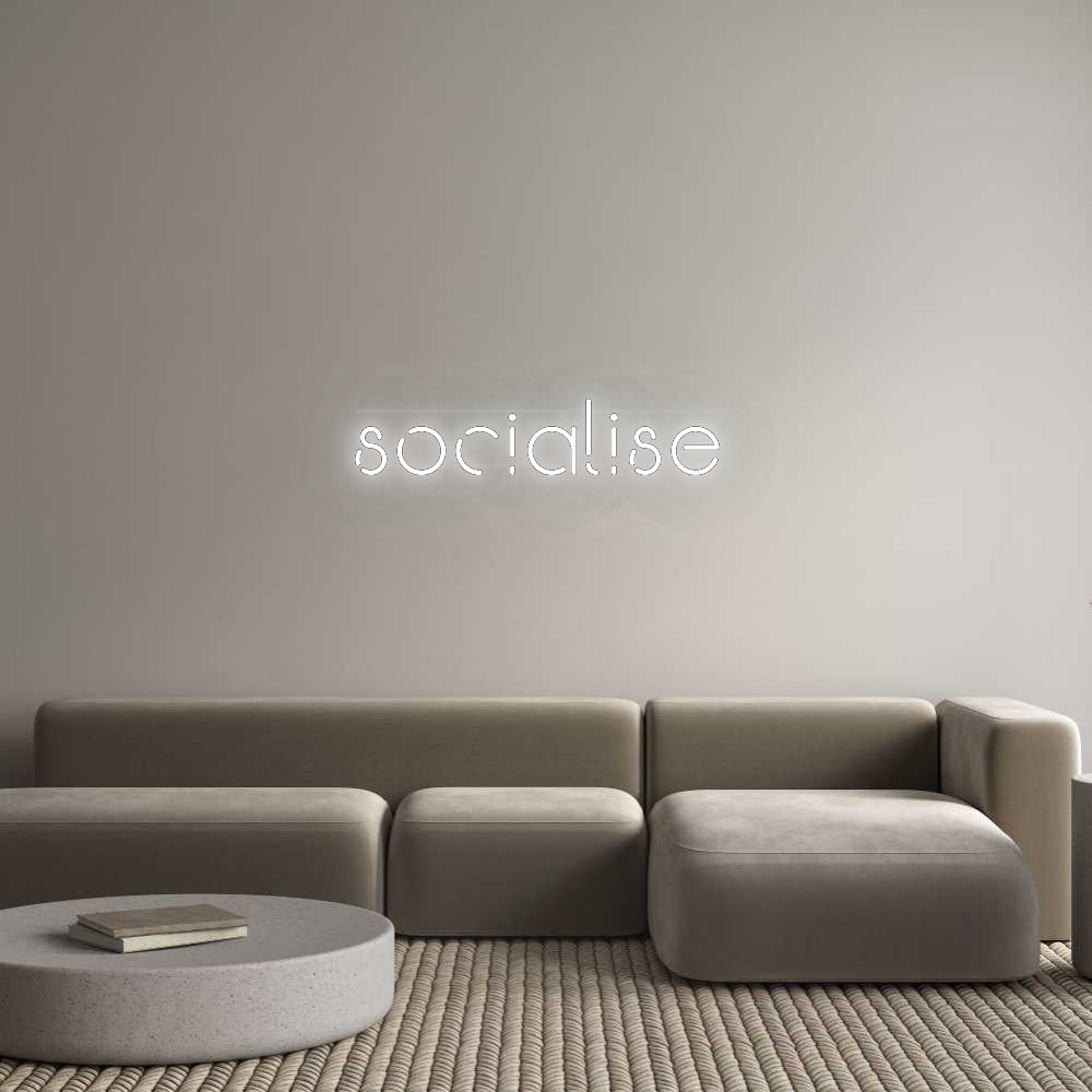 Custom Neon: socialise