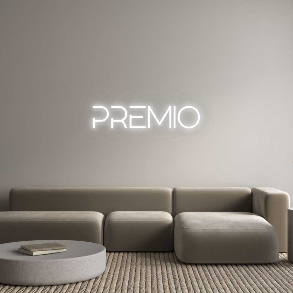 Personalisiertes Neonschild: PREMIO