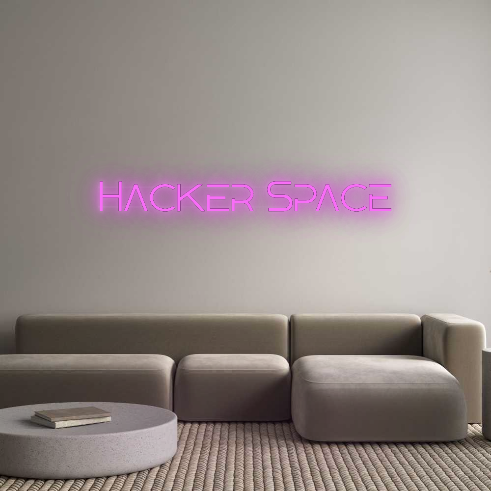 Custom Neon: Hacker Space