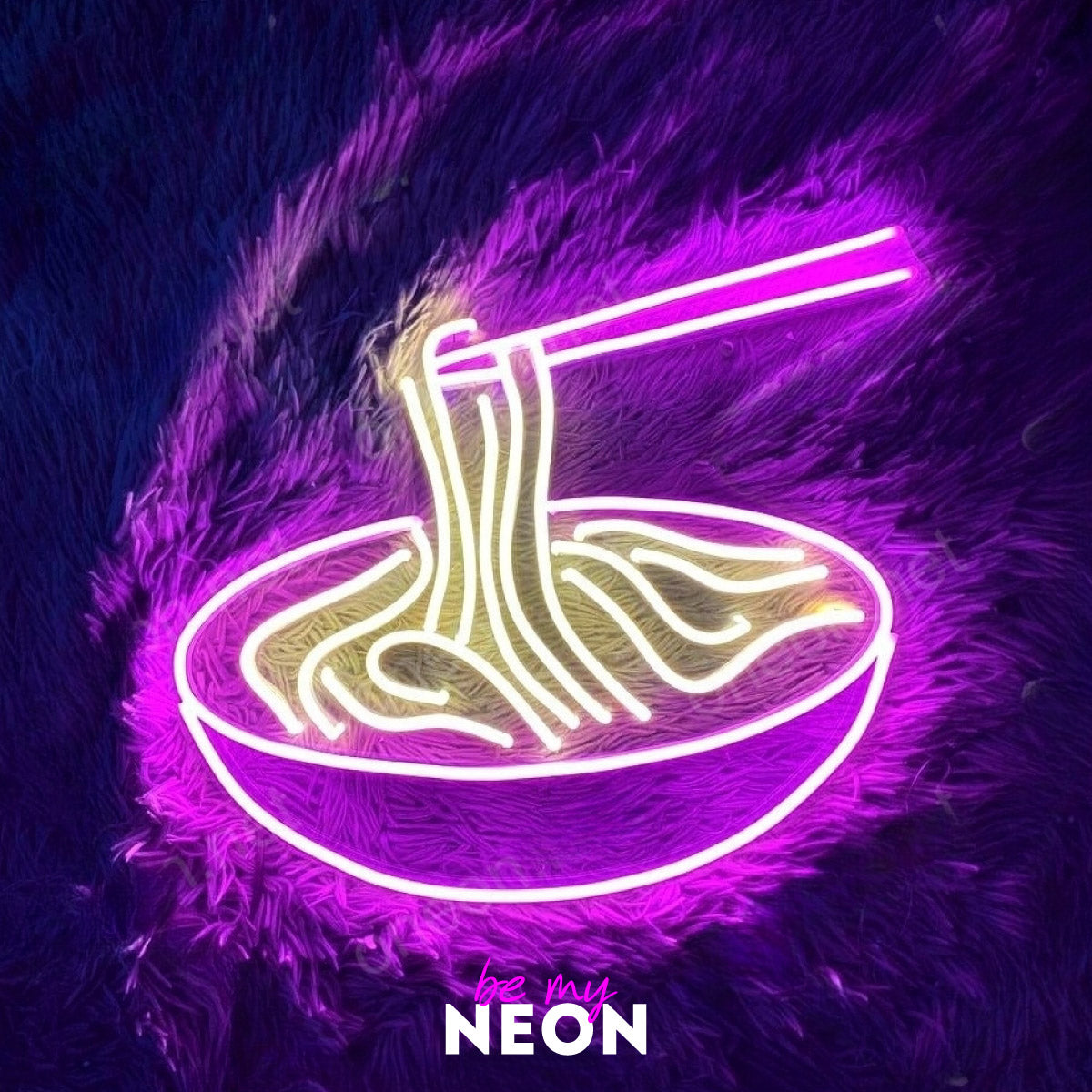 "Nudeln Essen" LED Neonschild