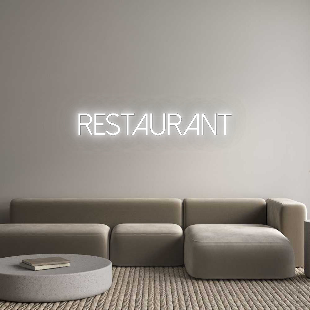 Custom Neon: Restaurant