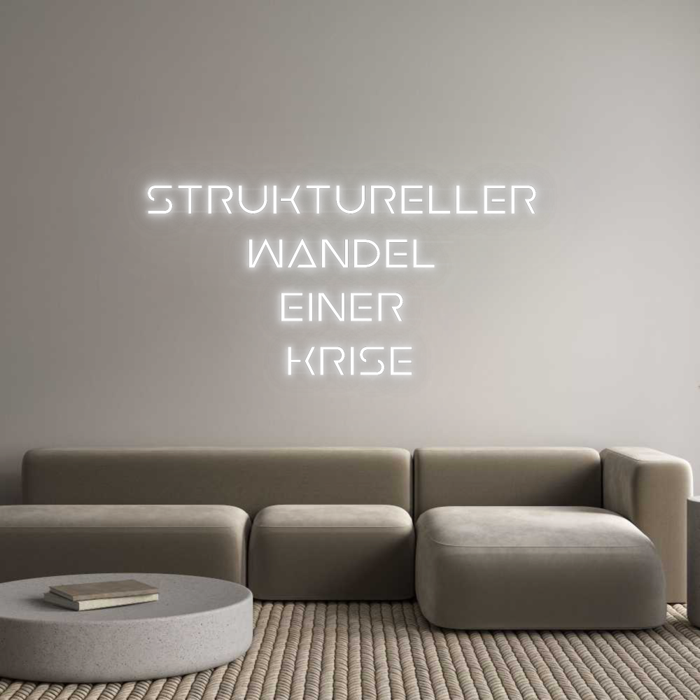 Personalisiertes Neonschild: Struktureller...