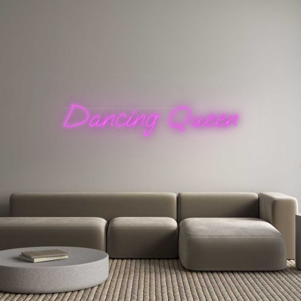 Personalisiertes Neonschild: Dancing Queen