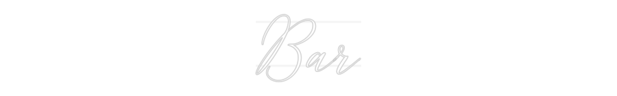 Personalisiertes Neonschild: Bar