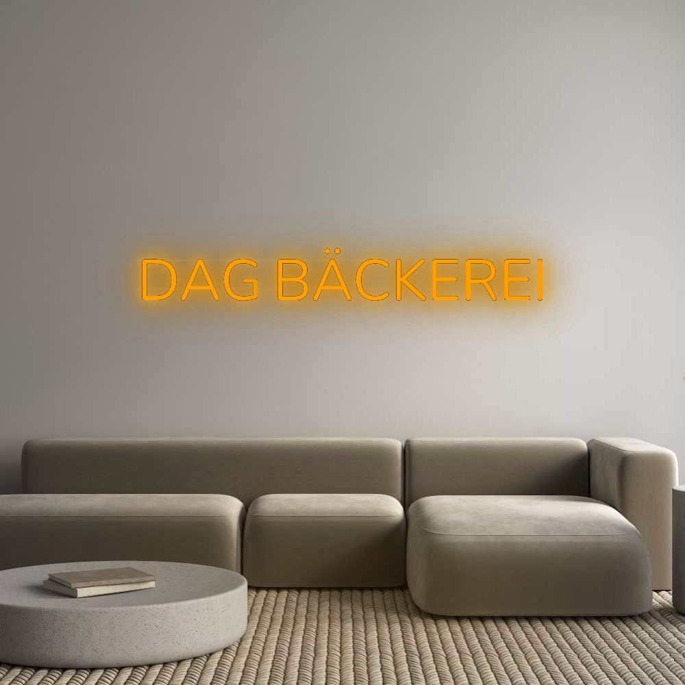 Custom Neon: DAG BAKERY