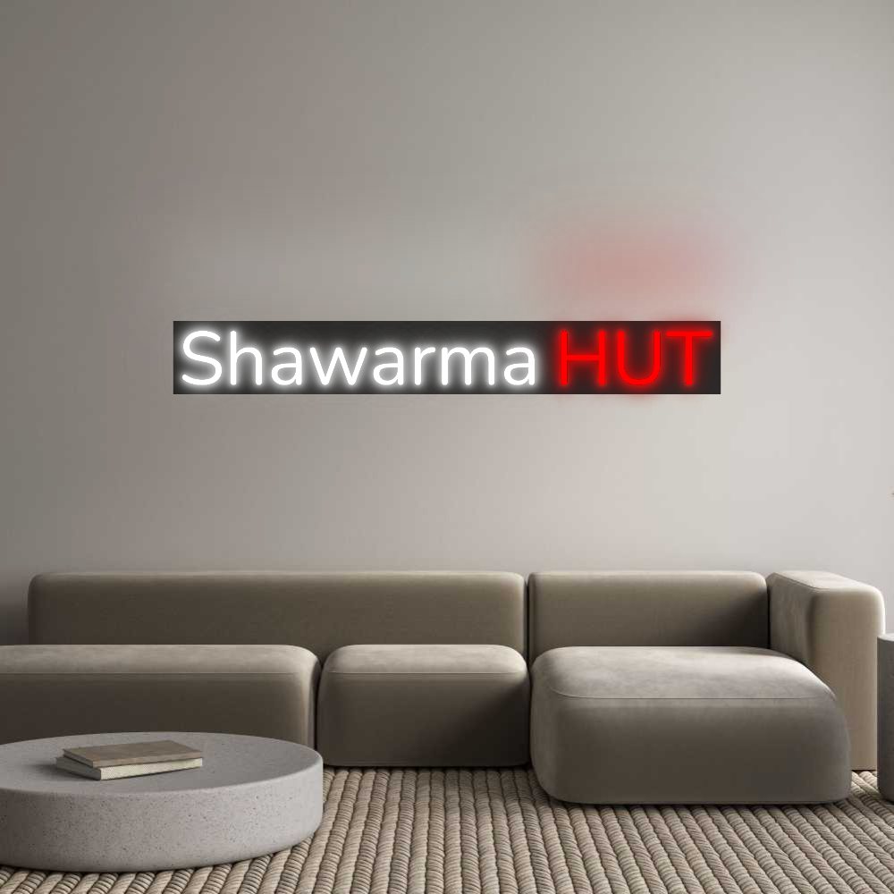 Custom Neon: Shawarma HUT