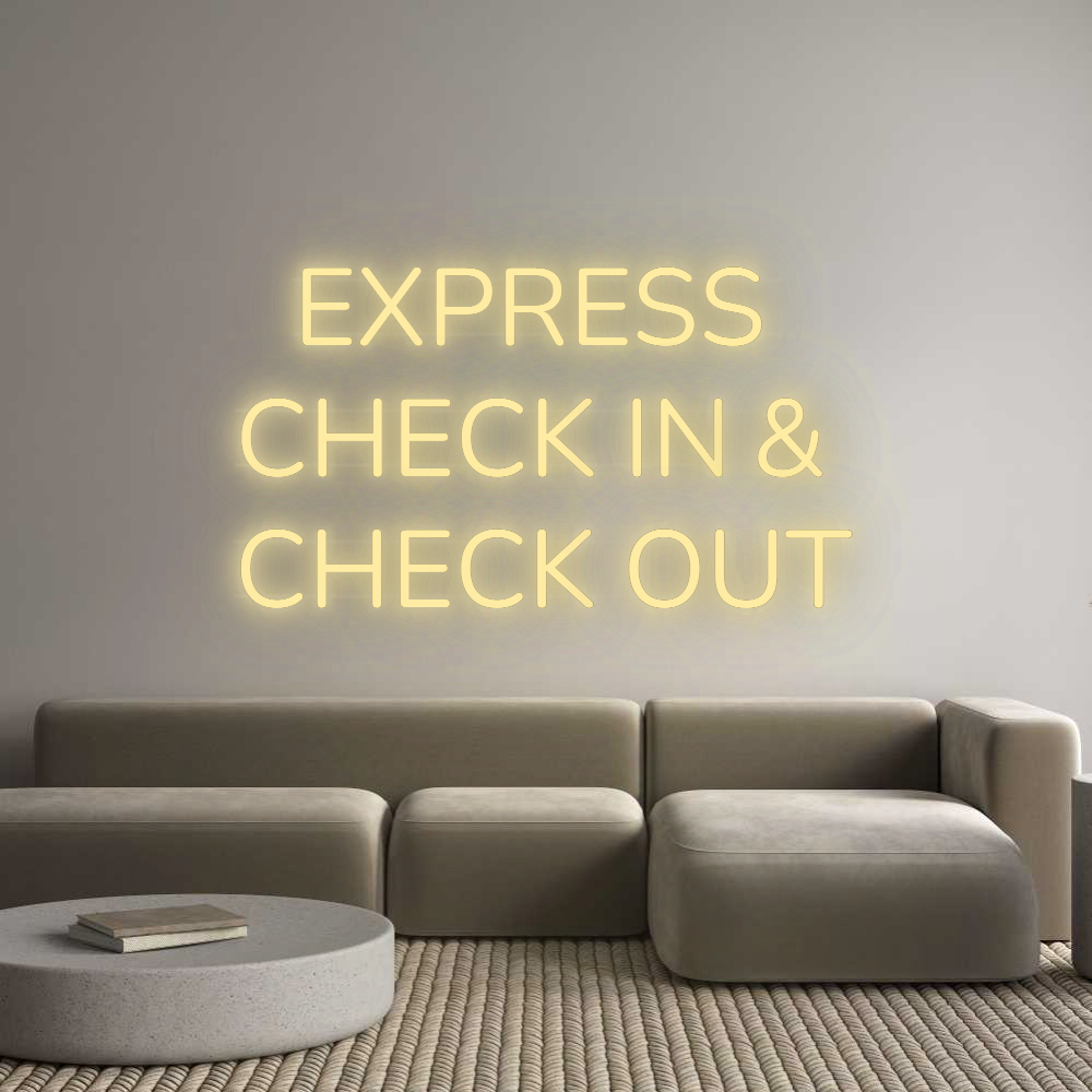 Custom Neon: EXPRESS 
CHE...