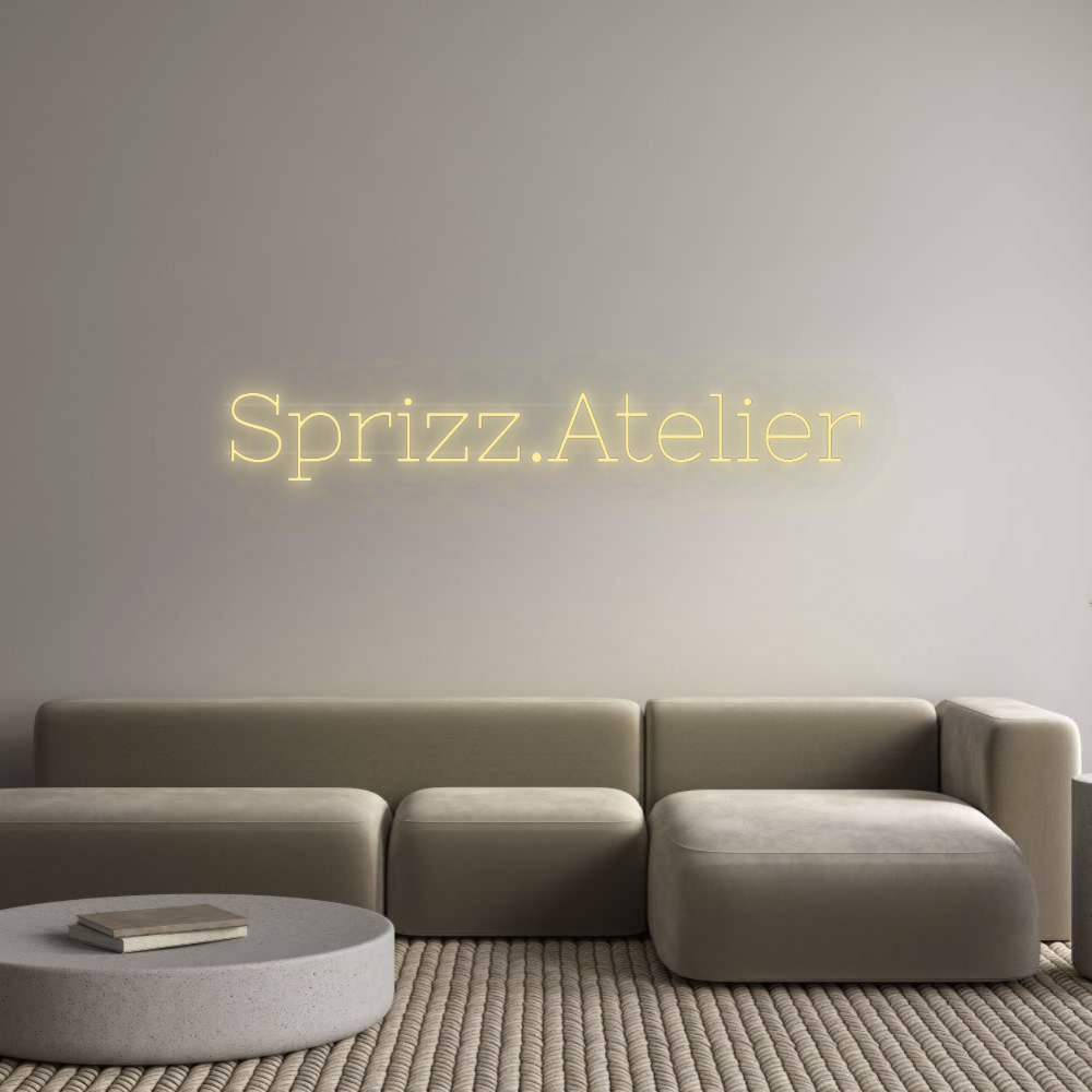 Personalisiertes Neonschild: Sprizz.Atelier