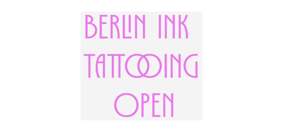 Personalisiertes Neonschild: Berlin Ink
T...