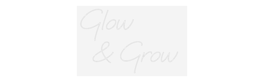 Personalisiertes Neonschild: Glow 
  & Gr...