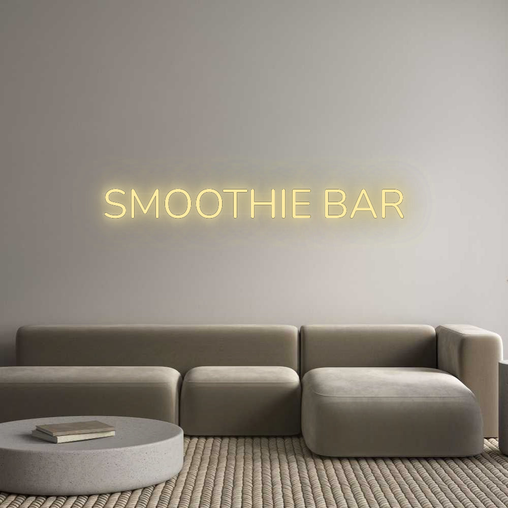 Custom Neon: SMOOTHIE BAR