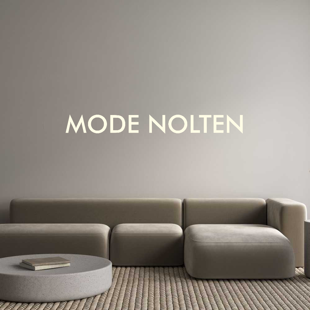 Custom Sign: MODE NOLTEN