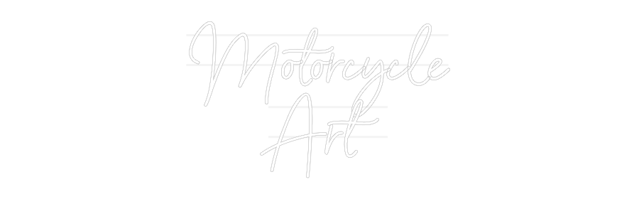 Personalisiertes Neonschild: Motorcycle
Art