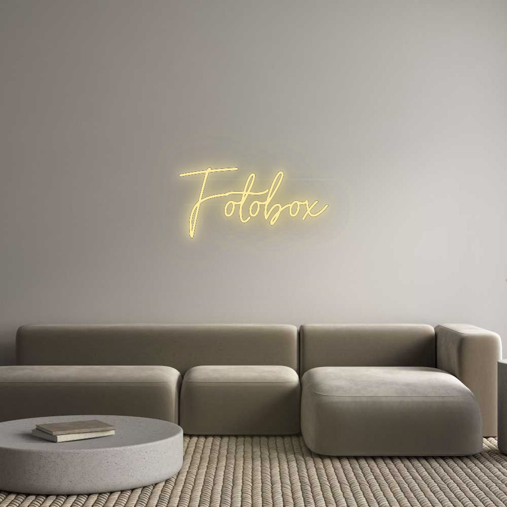 Custom Neon: Fotobox