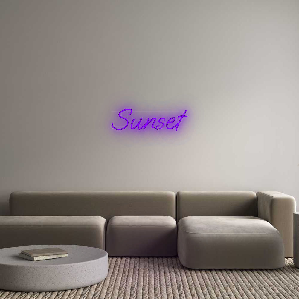 Custom Neon: Sunset