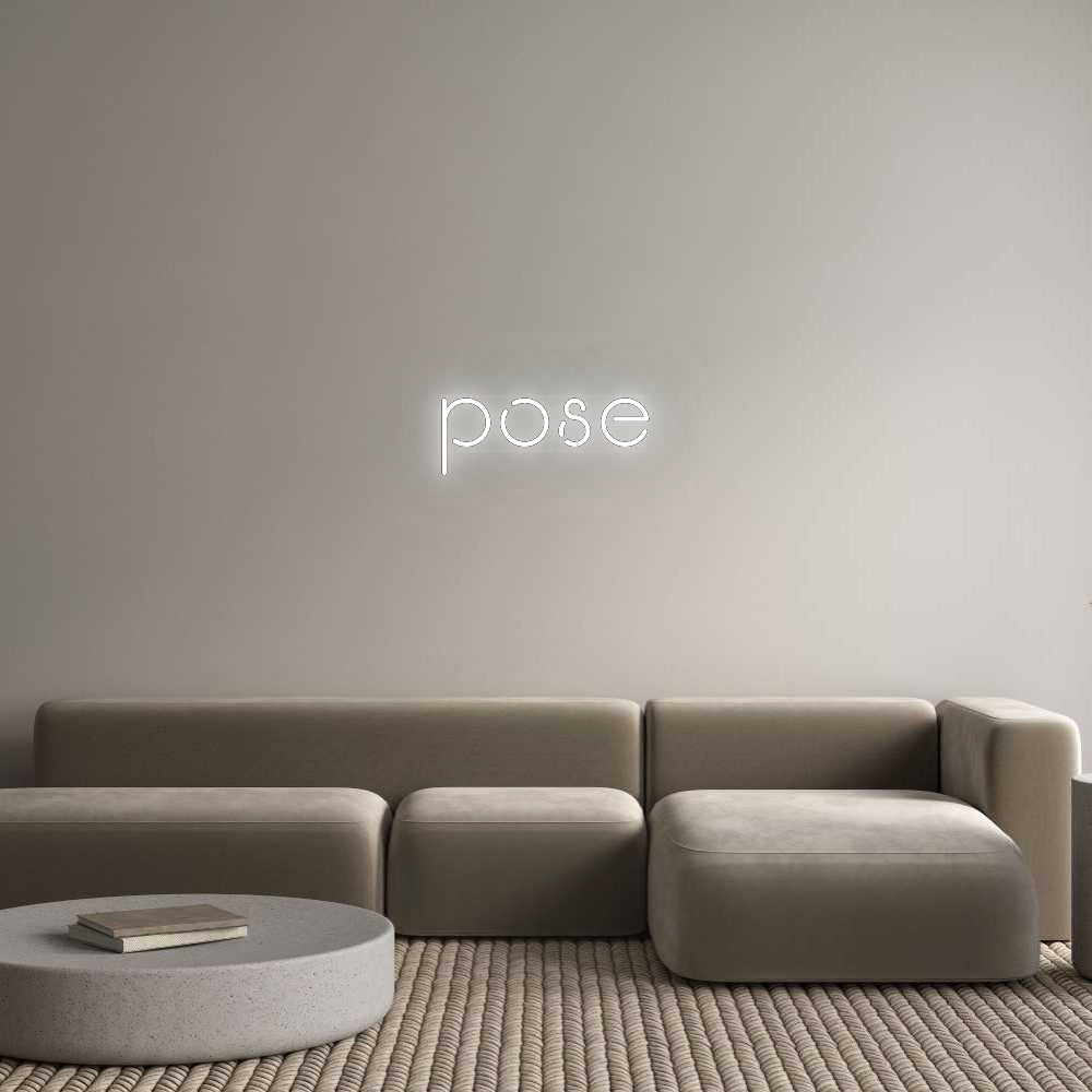 Custom Neon: pose