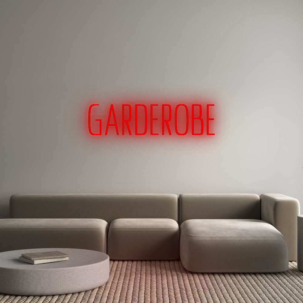 Custom Neon: Garderobe