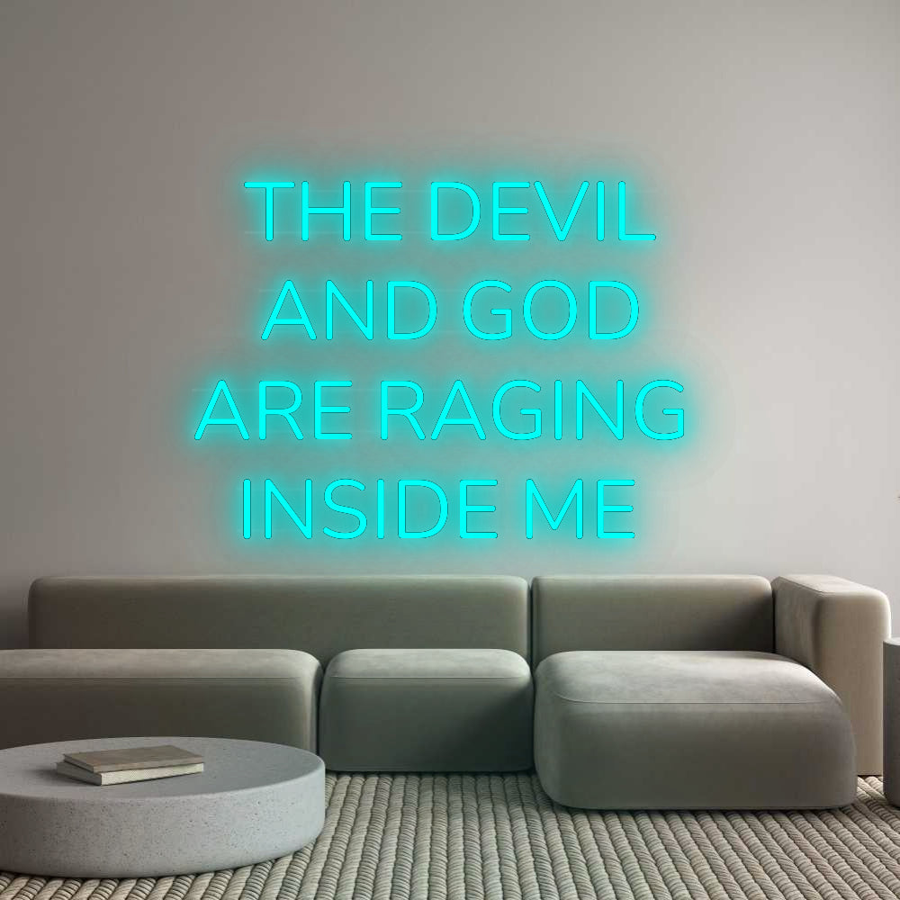 Custom Neon: THE DEVIL
 TO...