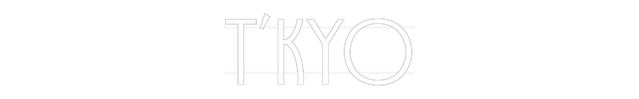 Personalisiertes Neonschild: T’KYO