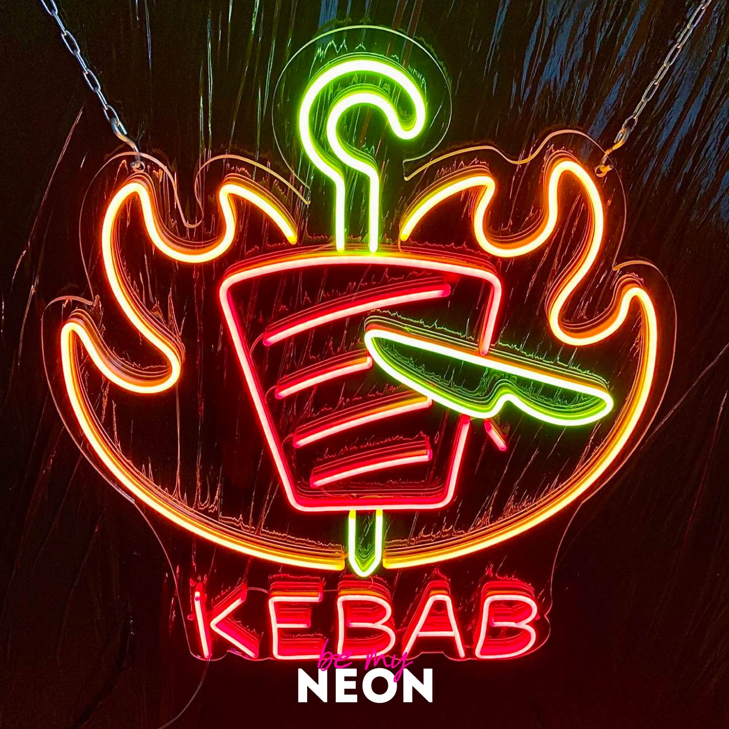 "Kebab" LED Neonschild