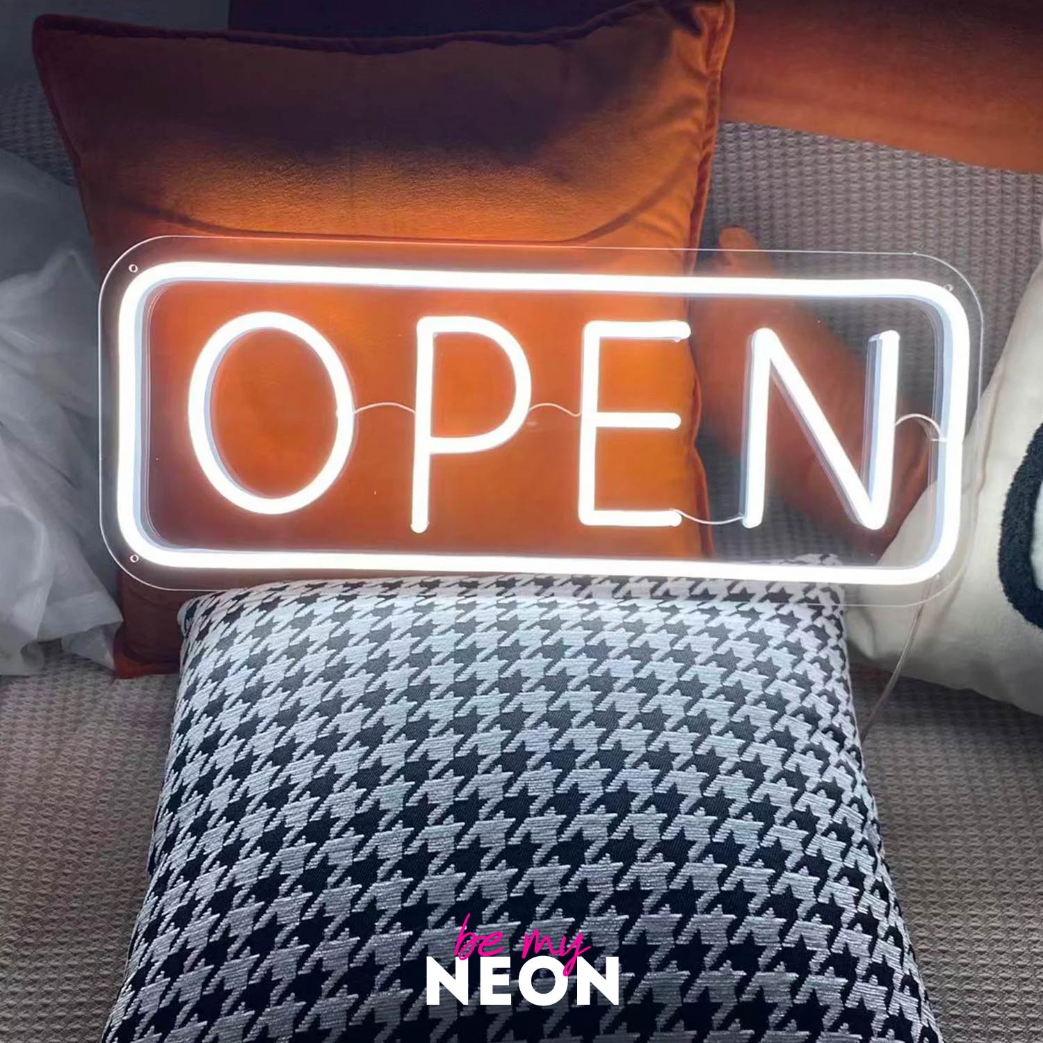 "Open" LED Neonschild