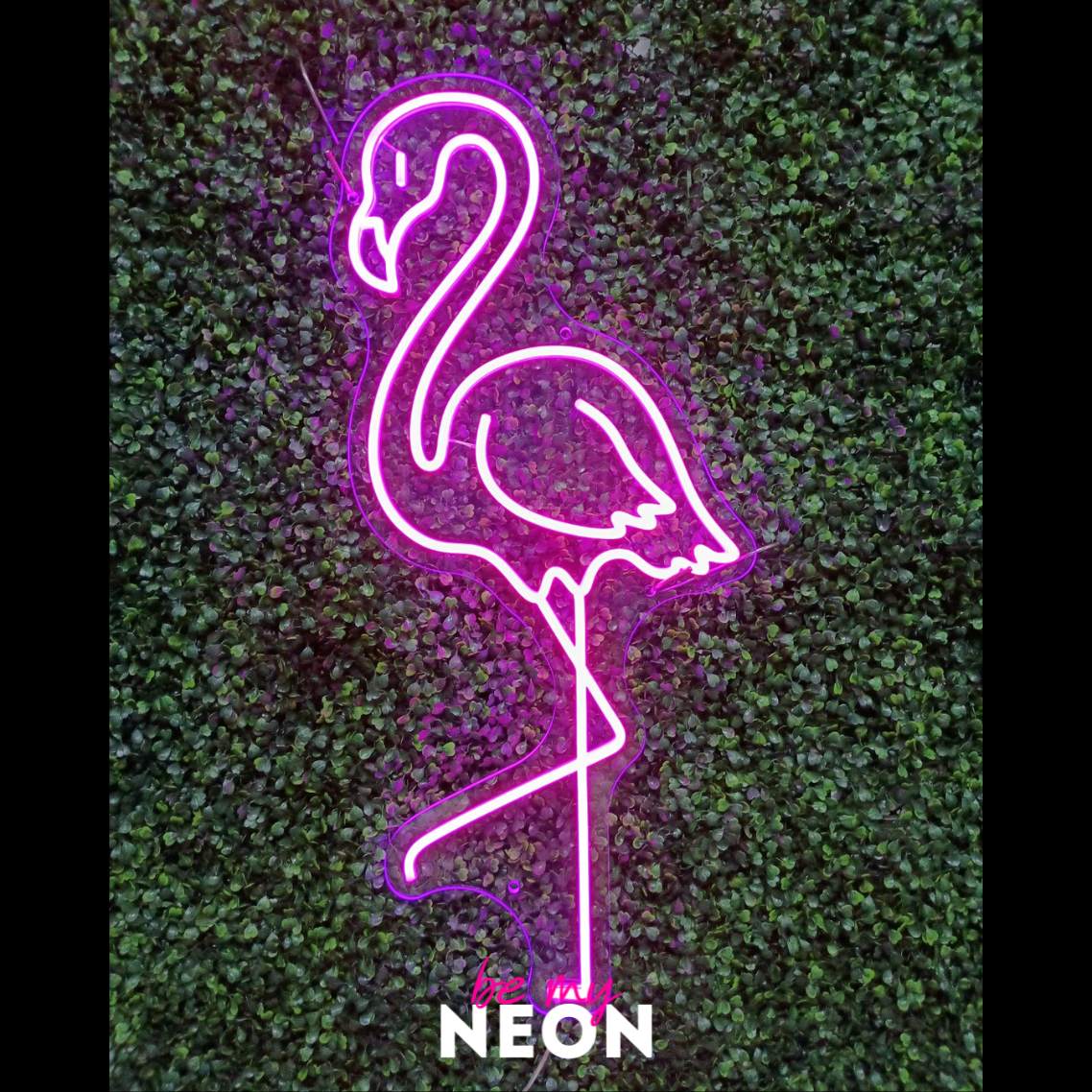 "Flamingo" Leuchtmotiv aus LED Neon
