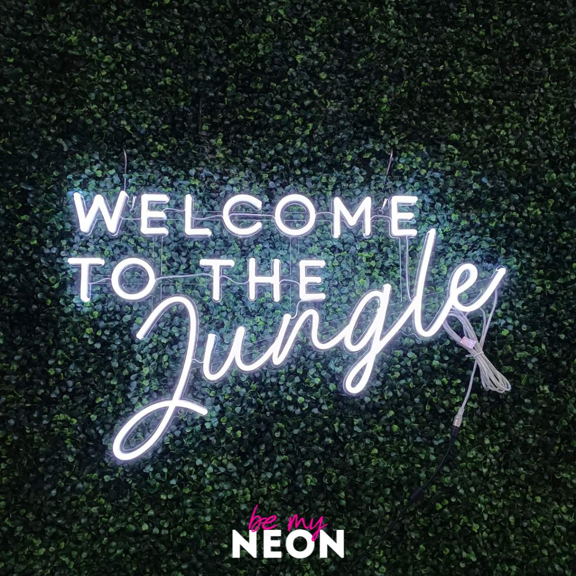 "Welcome to the Jungle" LED Neonschild