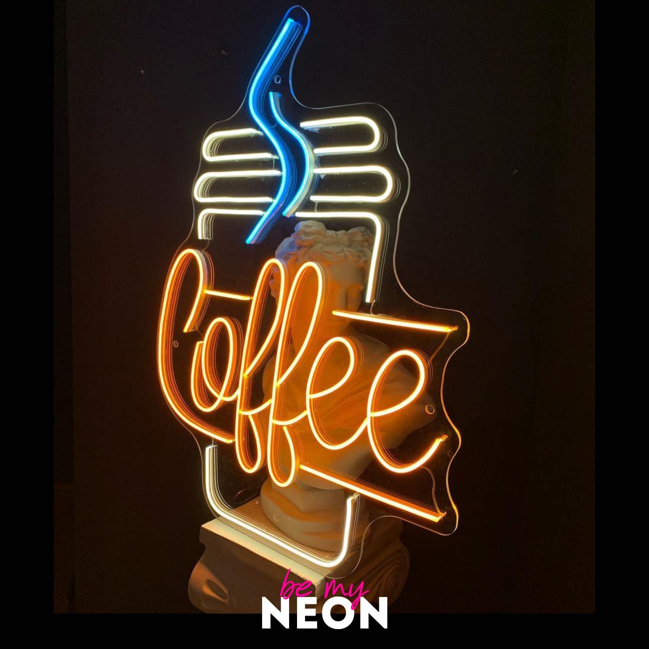 "Coffee Becher" LED Neonschild