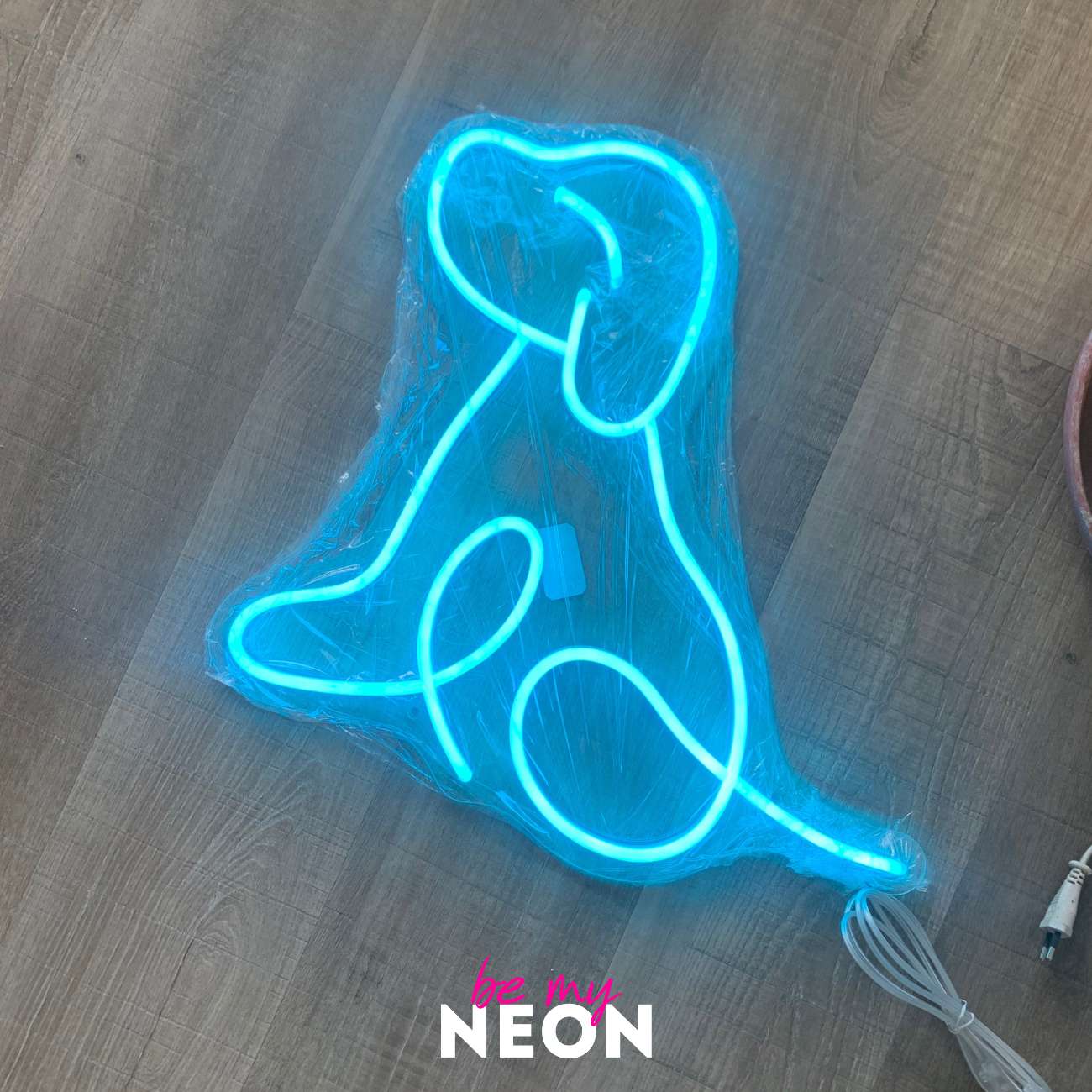 "Doggy Hund Dog" Leuchtmotiv aus LED Neon