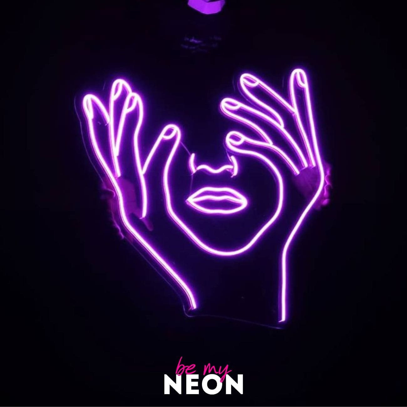 "Beauty Facial Gesicht" LED Neonschild