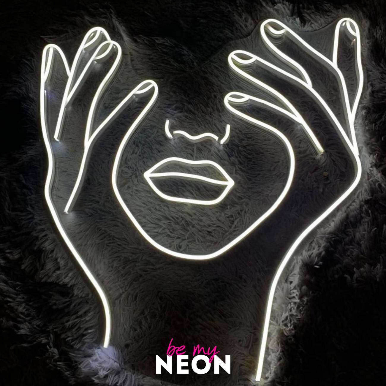 "Beauty Facial Gesicht" LED Neonschild