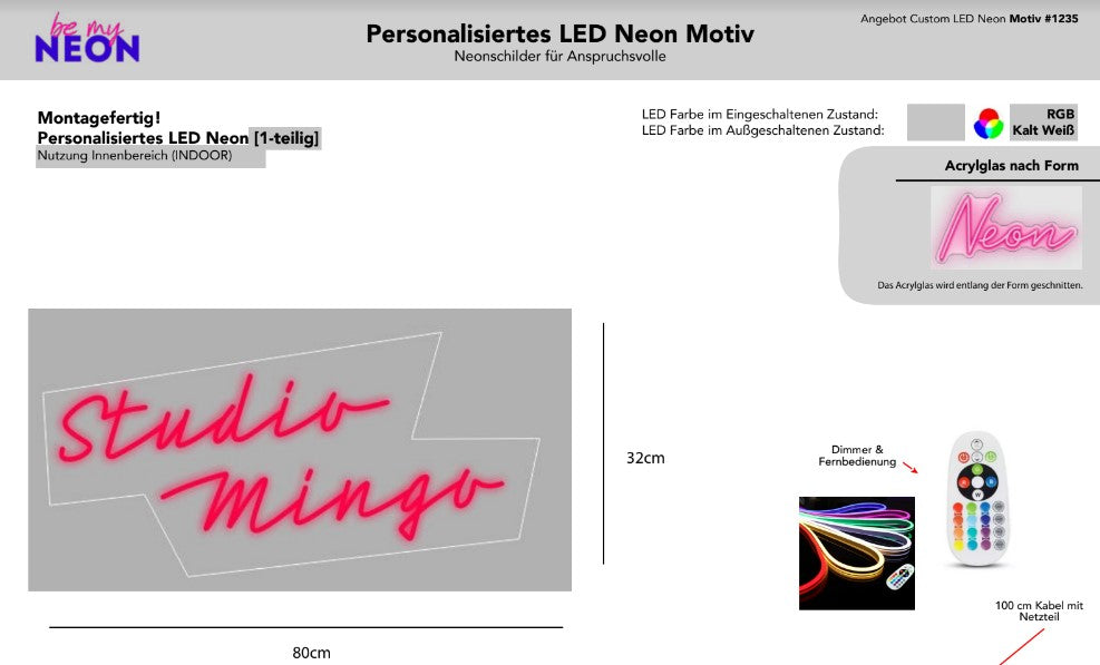 Custom Neon #1235