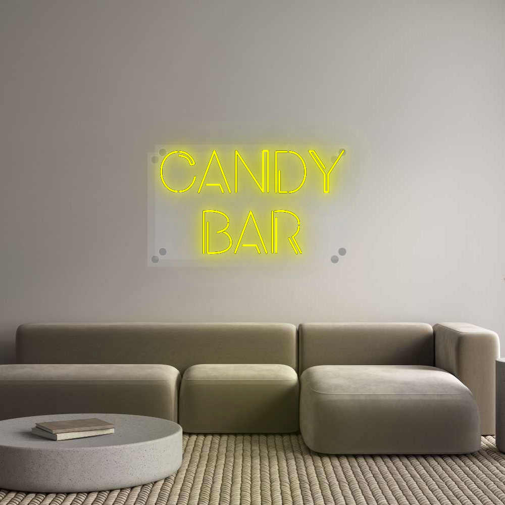 Custom Neon: CANDY
BAR