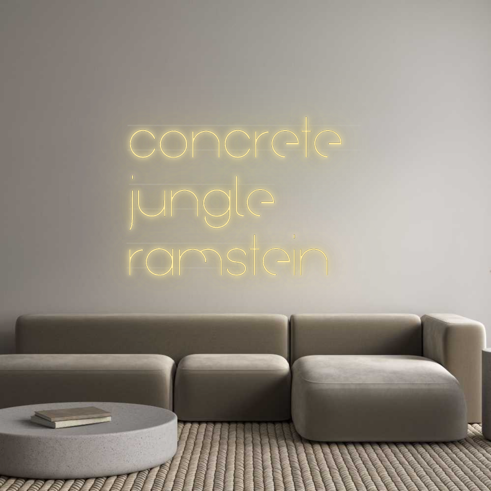 Custom Neon: concrete
 y...