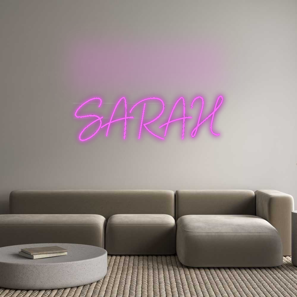 Custom Neon: SARAH