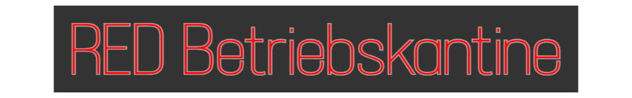 Personalisiertes Neonschild: RED Betriebsk...