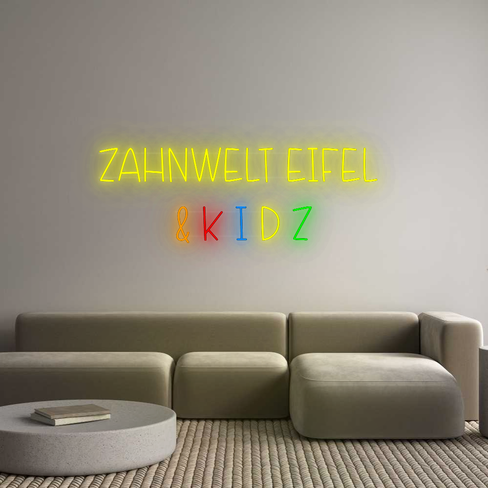 Custom Neon: Zahnwelt Eife...