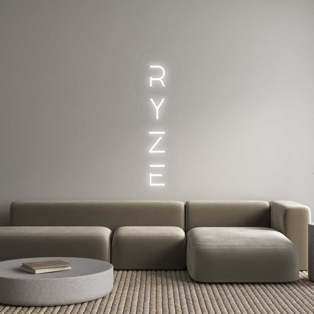 Personalisiertes Neonschild: R
Y
Z
E