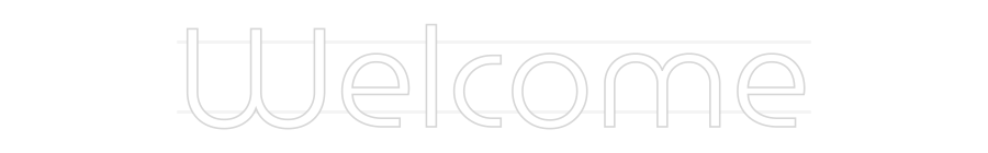 Personalisiertes Neonschild: Welcome