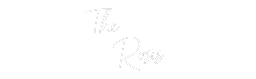 Personalisiertes Neonschild: The
     Ros...