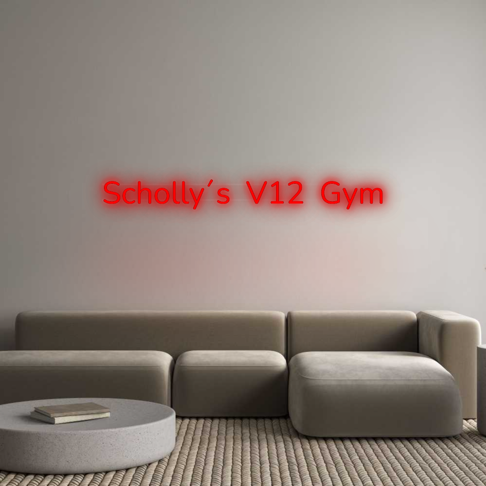 Personalisiertes Neonschild: Scholly´s  V1...