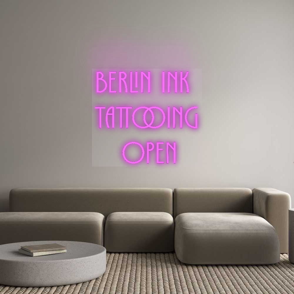 Personalisiertes Neonschild: Berlin Ink
T...