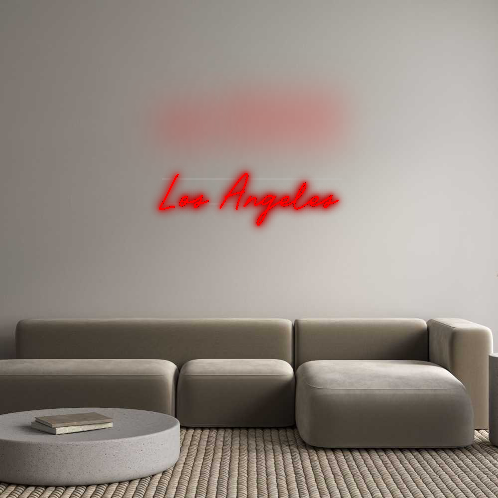 Personalisiertes Neonschild: Los Angeles