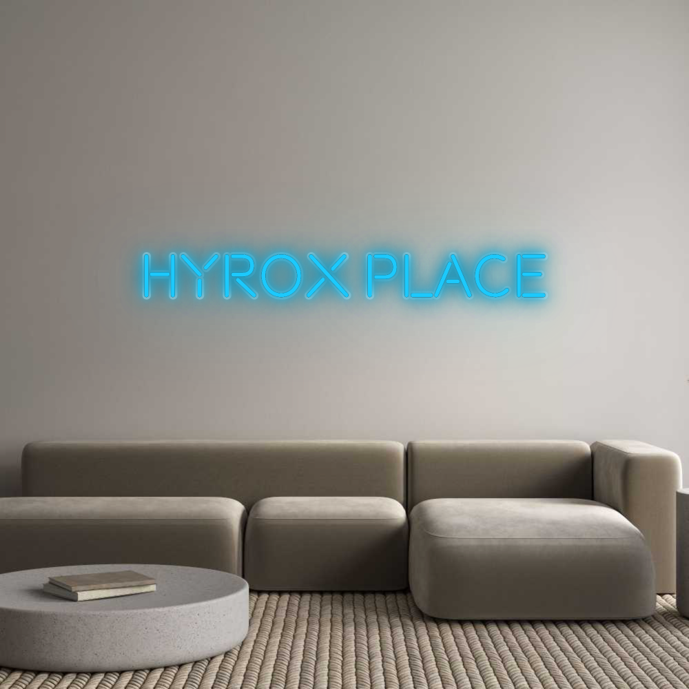 Custom Neon: HYROX PLACE