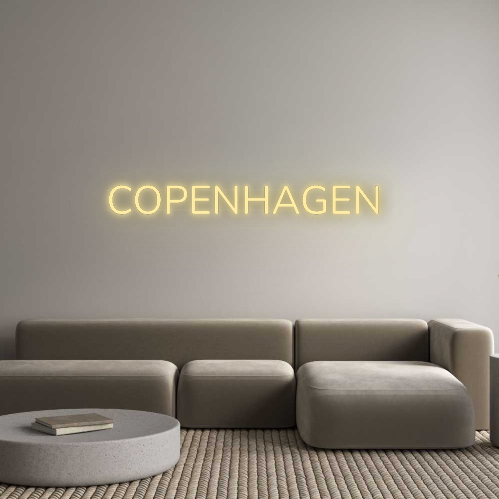 Custom Neon: COPENHAGEN