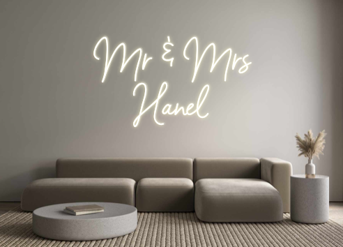 Custom Neon: Mr &amp; Mrs
Hanel