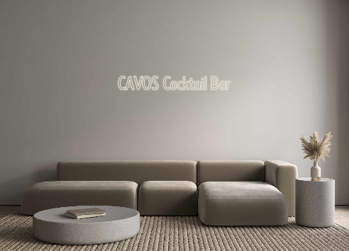 Custom Neon: CAVOS Cocktai...