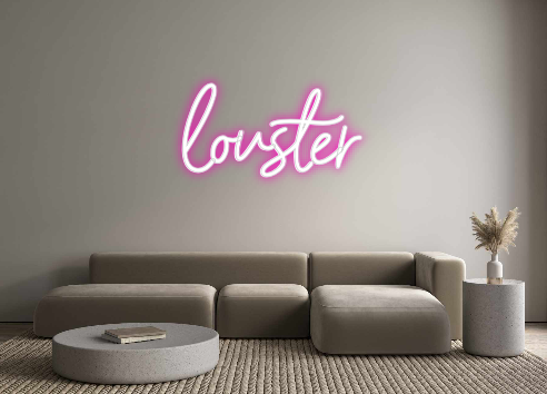 Custom Neon: lovster