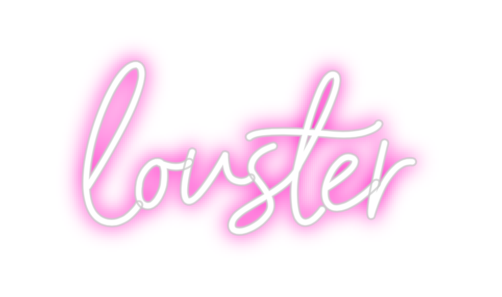 Custom Neon: lovster